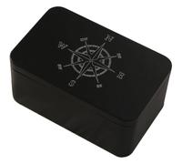 Muteitt Boîte De Rangement pour Cartes De Tarot, Étui en Métal pour Plupart des Cartes De Tarot De Taille Standard, Petite Boîte À Souvenirs pour Dire Bonne Aventure, Décoration De Sorcière