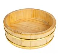 Muteitt Bol De Riz À Sushi en Bois Hangiri Sushi Oke Cuve De Mélange De Riz Grand Bac À Sushi Japonais Oke Cuve De Mélange De Riz À Sushi pour Cuisine du Restaurant À Domicile