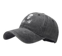 Muteitt Casquette De Baseball Crâne d'halloween, Squelette Cool, Os De Doigt, Chapeau De Camionneur Réglable, Casquette Hip Hop pour Hommes Femmes