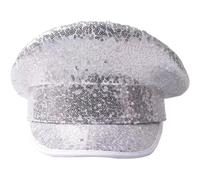 Muteitt Chapeau Militaire À Paillettes, Casquette De Capitaine De Festival De Carnaval Steampunk, Casquette Punk Yacht De Marine, Chapeau De Fête À Thème d'halloween