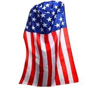 Muteitt Costume De Cape De Drapeau Américain, Cape De Drapeau des États-Unis pour Hommes Femmes, Cosplay De Célébration du Jour De L'indépendance du 4 Juillet