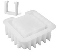 Muteitt Moule De Bougeoir en Silicone, Moules en Silicone pour Diffuseur D'arôme, Moules De Moulage, Bougeoir, Moule en Silicone DIY, Moules De Brûleur De Bougie