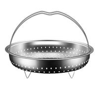 Muteitt Panier Vapeur pour Cuisson, Panier Vapeur pour Légumes en Acier Inoxydable avec Poignée pour Poêle Casserole Instantanée, Panier Vapeur, Passoire Lave-Riz