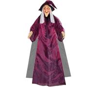 Muteitt Sorcière Suspendue Halloween Décoration Sorcière d'horreur avec Yeux Lumineux Effet Sonore Effrayant Décorations Suspendues Halloween Accessoire De Maison Hantée