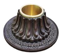 Muteitt Support De Moulin À Prières Tibétain en Cuivre, Présentoir De Moulin À Prières Portatif pour Prière, Bénédiction, Méditation, Guérison, Relaxation Le Yoga