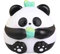Muteitt Tirelire Panda Style Chinois, Tirelire Kawaii, Pièce De Monnaie en Étain, Statue De Panda, Ornement pour Enfants, Garçons Filles, Décoration De Table