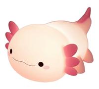 Muteitt Veilleuse Axolotl Mignonne, Lampe De Nuit en Silicone en Forme d'animal Mignon, Veilleuse À Commande Tactile, Lampe De Chevet pour Bébés, Enfants, Tout-Petits, Filles