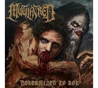 Mutilatred - Determined to Rot (Clear Vinyl W/Grey, Gold, and Red Splatter)