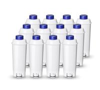 Mutital 12 Filtres à Eau pour Machines à Café De'Longhi | Compatible avec De'Longhi ECAM, ESAM, ETAM, Dinamica, Magnifica, Primadonna, BCO et EC. Filtres à eau de rechange.