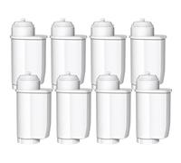 Mutital 8 Filtres à Eau pour Machines Siemens® et Bosch® | Compatible avec Siemens® EQ3, EQ6, EQ9, EQ500 & S700. Remplace Bosch® TCZ7003, TCZ7033 et Brita Intenza 57549.