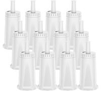 Mutital filtre à eau pour machines à café Sage, compatible avec Sage Barista Express Pro, cartouche de remplacement pour modèles SES810/SES880/SES920/SES980/SES990/SES875/SES008/BES008 (Lot de 12)