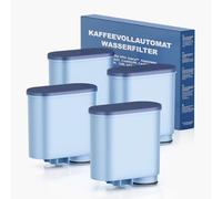 Mutital Pack de 4 filtres à eau pour cafetière compatible avec Philips AquaClean, filtre pour machine à expresso 3200, adapté aux cafetières automatiques, filtre anti-calcaire dédié (CA6903)