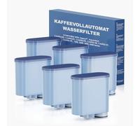 Mutital Pack de 6 filtres à eau pour cafetière compatible avec Philips AquaClean, filtre pour machine à expresso 3200, adapté aux cafetières automatiques, filtre anti-calcaire dédié (CA6903)