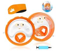 MutoToy® Brassard Enfant avec Bandeau de Natation, Brassard Piscine Enfant 1-6 Ans, 3 Chambres à Air Indépendantes, Conception Transparente, Brassards Gonflables pour Piscine, Plage, Entraînement
