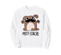 Mutt-Stache Jeu de Mots à Moustache drôle pour Chien Sweatshirt