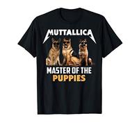 MUTTALLICA Master Of Puppies Berger Allemand Chien K9 T-Shirt