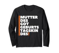 Mutter des Geburtstagskindes - German Mother Birthday Boy Manche Longue