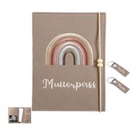 Mutterpass housse de protection en feutre avec compartiment Autriche mutterpass housse de protection mutterpass avec élastique pour carte d'assurance