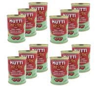 Mutti - Lot 12x Double concentré de tomates - Zéro résidu de pesticides - Conserve 140g