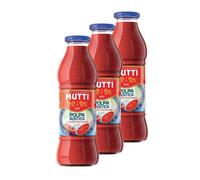 Mutti - Lot 3x Tomates pelées concassées - Bouteille 690g