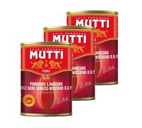 Mutti - Lot 3x Tomates San Marzano AOP - Boîte 400g