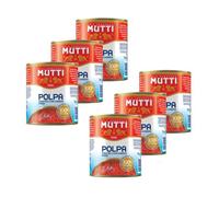 Mutti - Lot 6x Pulpe de tomates fine POLPA - Conserve 790g
