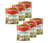 Mutti - Lot 6x Sauce pizza aromatisée - Conserve 800g