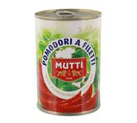Mutti Parma Filetti di Pomodoro Quartiers de tomates pelées 400g