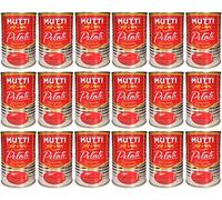 Mutti Pomodori Pelati Tomates Prunes Pelées 100% Italien 18 x 400g