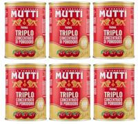 Mutti Triplo Concentrato Di Pomodoro - Triple concentré de tomates - 100 % tomates italiennes - Boîte de 400 g