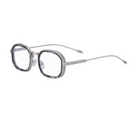 MUTYNE Lunettes de soleil à monture carrée pour homme, branches en métal, style rétro haut de gamme, protection solaire extérieure UV400 (C9)