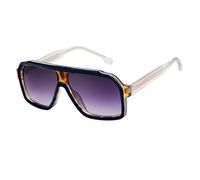 MUTYNE Lunettes de soleil à monture large pour homme, style rétro, protection solaire UV400 (C6)