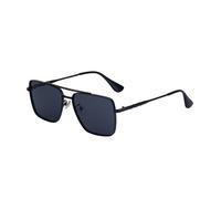 MUTYNE Lunettes de soleil carrées pour homme, monture en métal, style rétro, protection UV400 (C1)