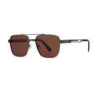 MUTYNE Lunettes de soleil homme style streetwear, lunettes de soleil carrées pour femme (bordeaux)