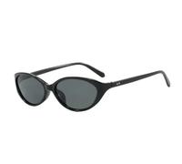 MUTYNE Lunettes de soleil œil de chat rétro à rivets pour femmes, verres UV400 tendance pour hommes (noir et gris)