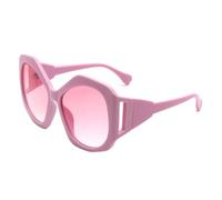 MUTYNE Lunettes de Soleil Oeil de Chat surdimensionnées irrégulières Vintage pour Femmes Mode Rose dégradé Lunettes de Soleil Sexy Femme Grandes Nuances, Rose, Taille Unique