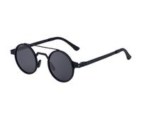 MUTYNE Lunettes de soleil polarisées pour hommes, monture ronde, double faisceau, style rétro, pour l'extérieur (C1)