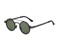 MUTYNE Lunettes de soleil polarisées pour hommes, monture ronde, double faisceau, style rétro, pour l'extérieur (C5)