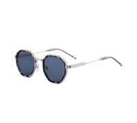 MUTYNE Lunettes de soleil polygonales pour homme, branches en métal, protection solaire rétro UV400 (C5)