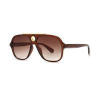 MUTYNE Lunettes de soleil pour femmes, à dessus plat, à la mode, rétro, protection UV400 (C5)