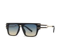 MUTYNE Lunettes de soleil pour femmes, tendance mode rétro à dessus plat, protection UV400 (C2)