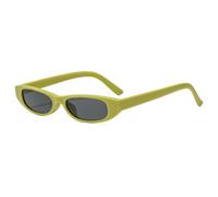 MUTYNE Lunettes de soleil rétro œil de chat pour hommes, mode, petites lunettes de soleil étroites pour femmes, lunettes de soleil d'extérieur de luxe UV400 (C2 vert gris)