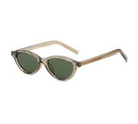 MUTYNE Lunettes de soleil rétro petites pour femmes, lunettes de conduite, lunettes décontractées, forme œil de chat (vert champagne)