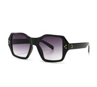 MUTYNE Lunettes de soleil rétro pour femmes et hommes, mode classique avec rivets et protection UV.(C2)