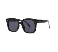 MUTYNE Lunettes de soleil rétro pour femmes et hommes, mode classique, protection UV (C2黑灰)