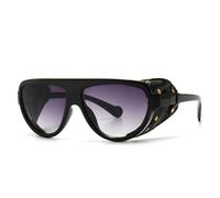 MUTYNE Lunettes de soleil rétro pour femmes et hommes, mode classique, protection UV (C7)