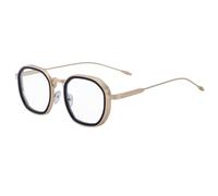 MUTYNE Lunettes de soleil rétro pour homme, branches métalliques, style punk, protection solaire UV400 (C8) pour la conduite en extérieur