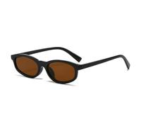 MUTYNE Lunettes de soleil Shauna rétro œil de chat pour femmes, verres UV400, tendance, pour hommes (thé noir)