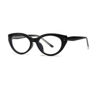 MUTYNE Lunettes de soleil tendance œil de chat, couleur gelée, pour femmes, protection UV400, dégradé, style punk, rivets (C5 Noir Transparent)