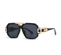 MUTYNE Lunettes de Soleil Vintage pour Hommes Lunettes de Soleil Femmes Lunettes de Mode carrées rétro à la Mode, C1, Taille Unique